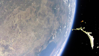 Illustration for article titled That moment when a high-altitude balloon ventures a little too high
